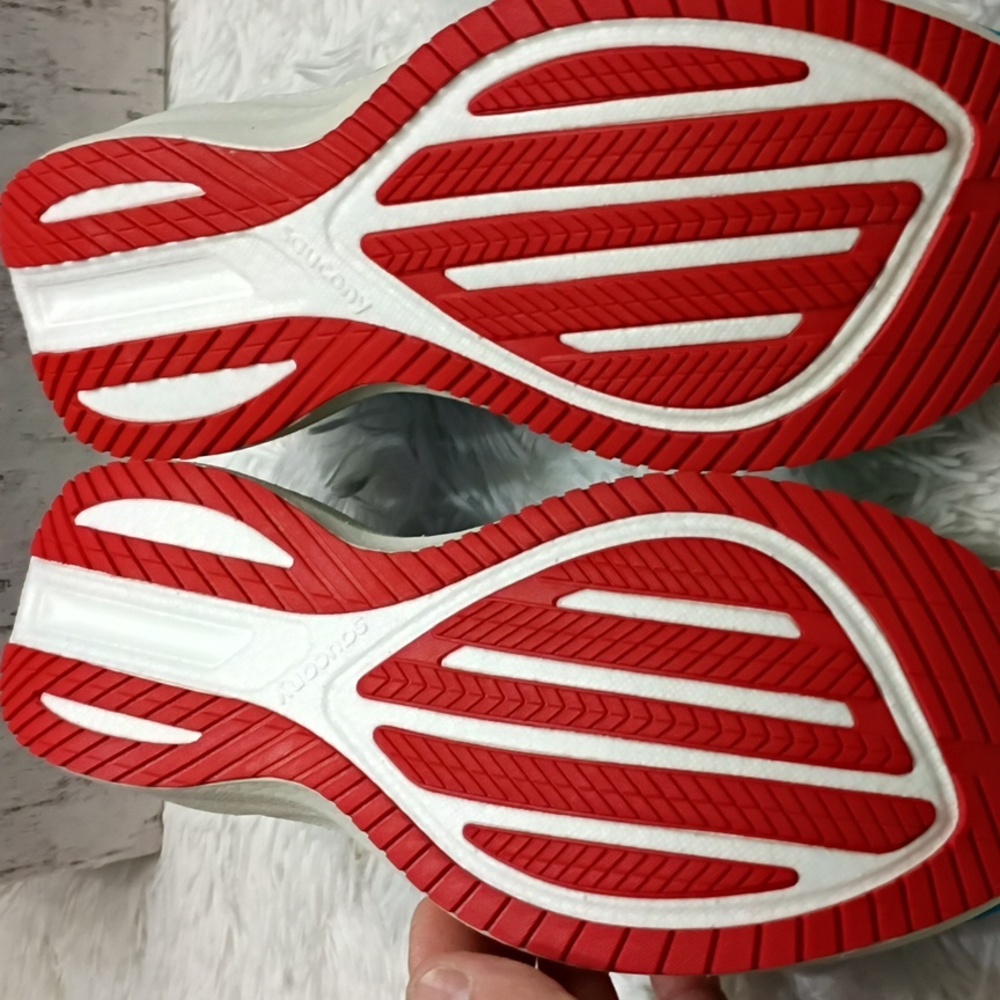 Saucony Triumph 20 Ocean Men's Sz 11 Running Shoes 🆕 - Picture 5 of 11